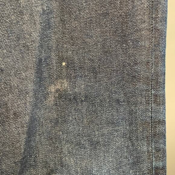 A.P.C. Size 34 Blue Contrast Stitch Cotton Blend Twill Tapered Button Fly Jeans - Picture 4 of 6